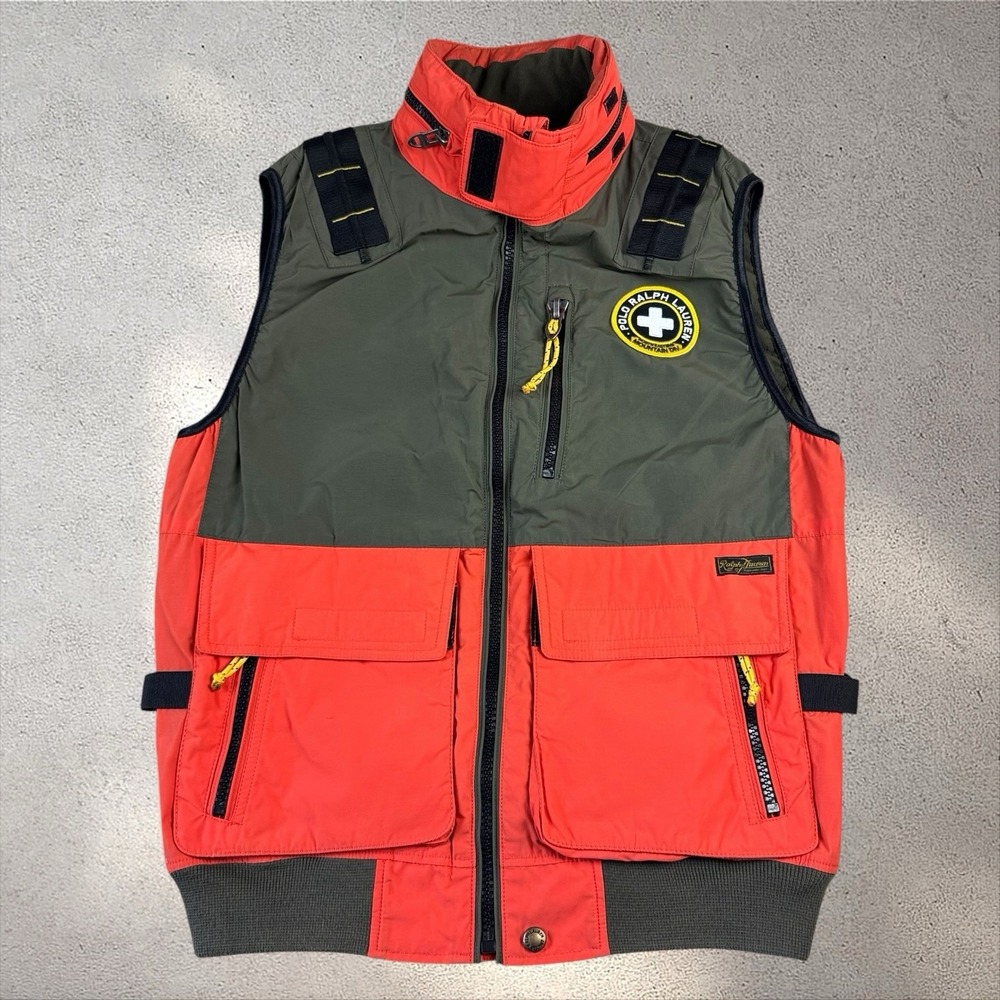 VTG Polo Ralph Lauren Northeastern Mountain Division Explorer Rescue Vest Medium